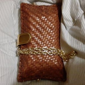 Vtg ADG Fashion Imports Hongkong Wicker Structured Bag